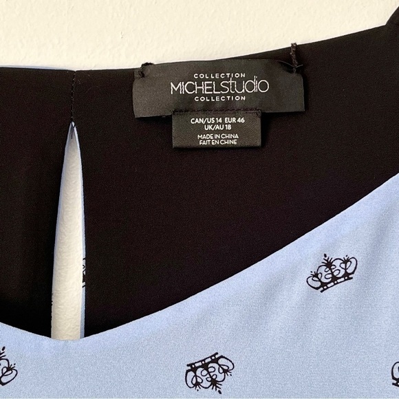 Michel Studio Reversible Novelty Tank Top Size 14 - Picture 6 of 10